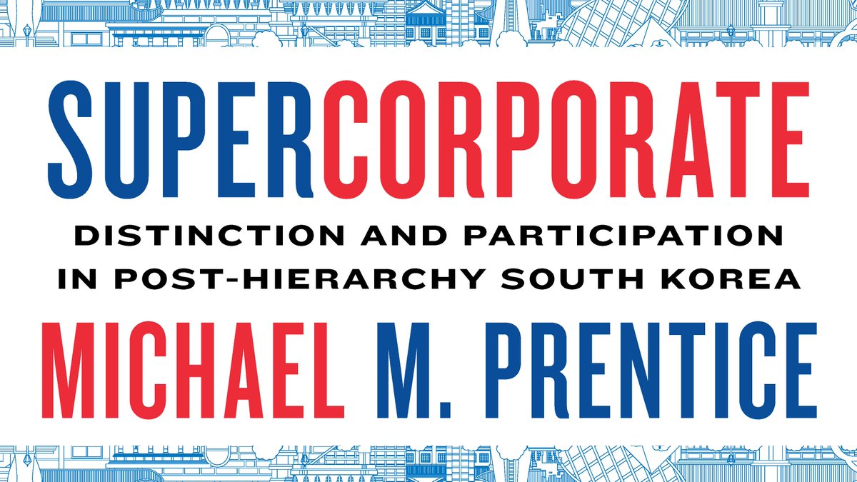 We are delighted to announce that our very own Dr Mike Prentice's book 'Supercorporate' has been published via @stanfordpress! 📕

'Supercorporate' focusses on South Korean offices in a post-hierarchical world.

Find out more and where to buy the book👇

sheffield.ac.uk/seas/news/supe…