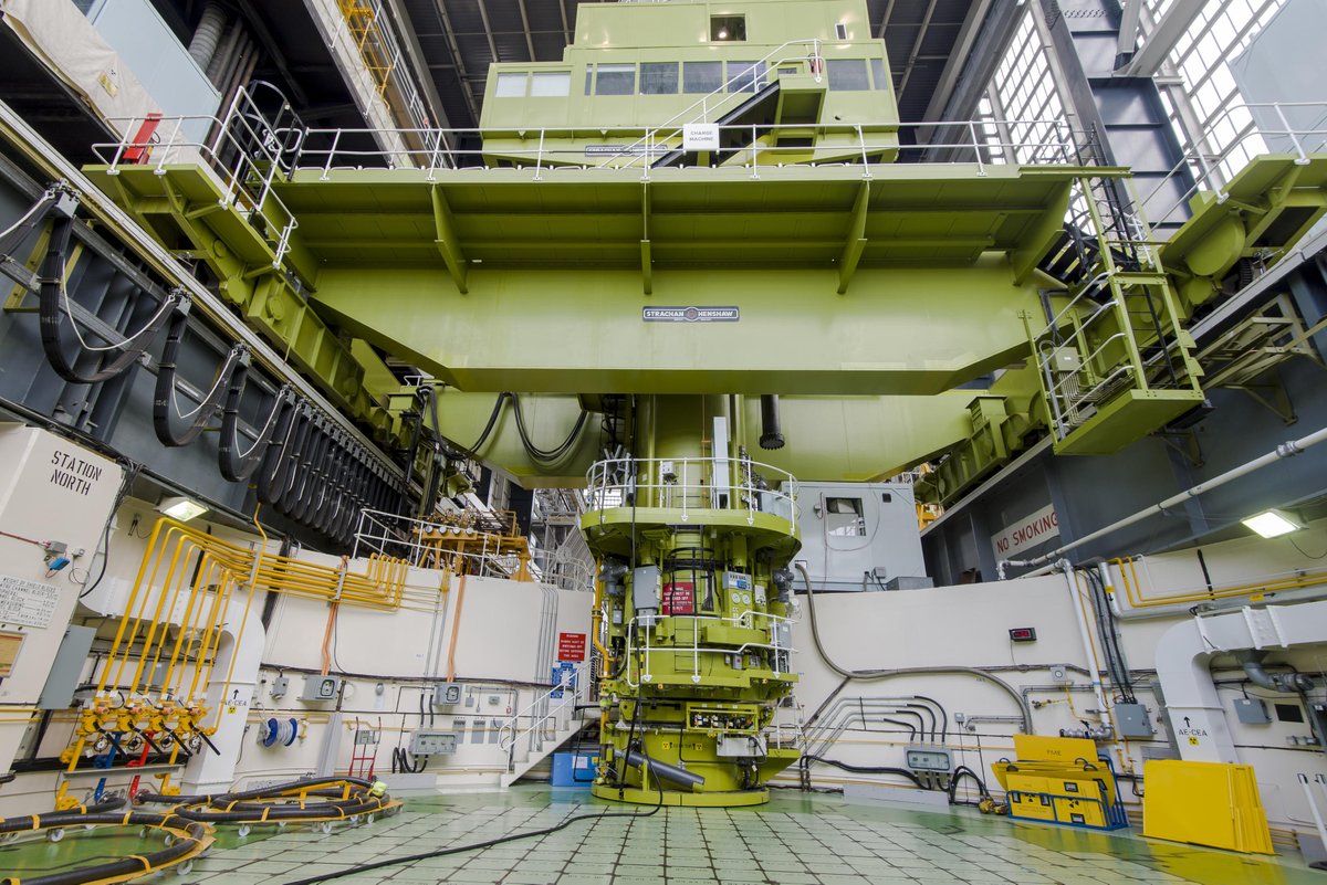 edfenergy's tweet photo. #Defueling at #Hunterston B #nuclear power station in #Scotland is officially underway. The first spent fuel has been removed since it stopped generating. The site is targeting 3 years to defuel - 1 channel down, 600-odd to go! More about defueling here: https://t.co/EBkG1x0esh https://t.co/IXtshr7w5U