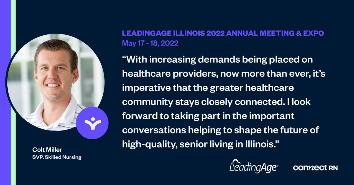 connectrnapp's tweet photo. Team @connectrnapp is proud to attend the @LeadingAge Illinois 2022 Annual Meeting & Expo. If you're at #LeadingAge22 today and tomorrow, stop by Booth 504 and say hello. #connectRN #healthtechstartup #KeepLeadingLife https://t.co/GECe1Y9ANB