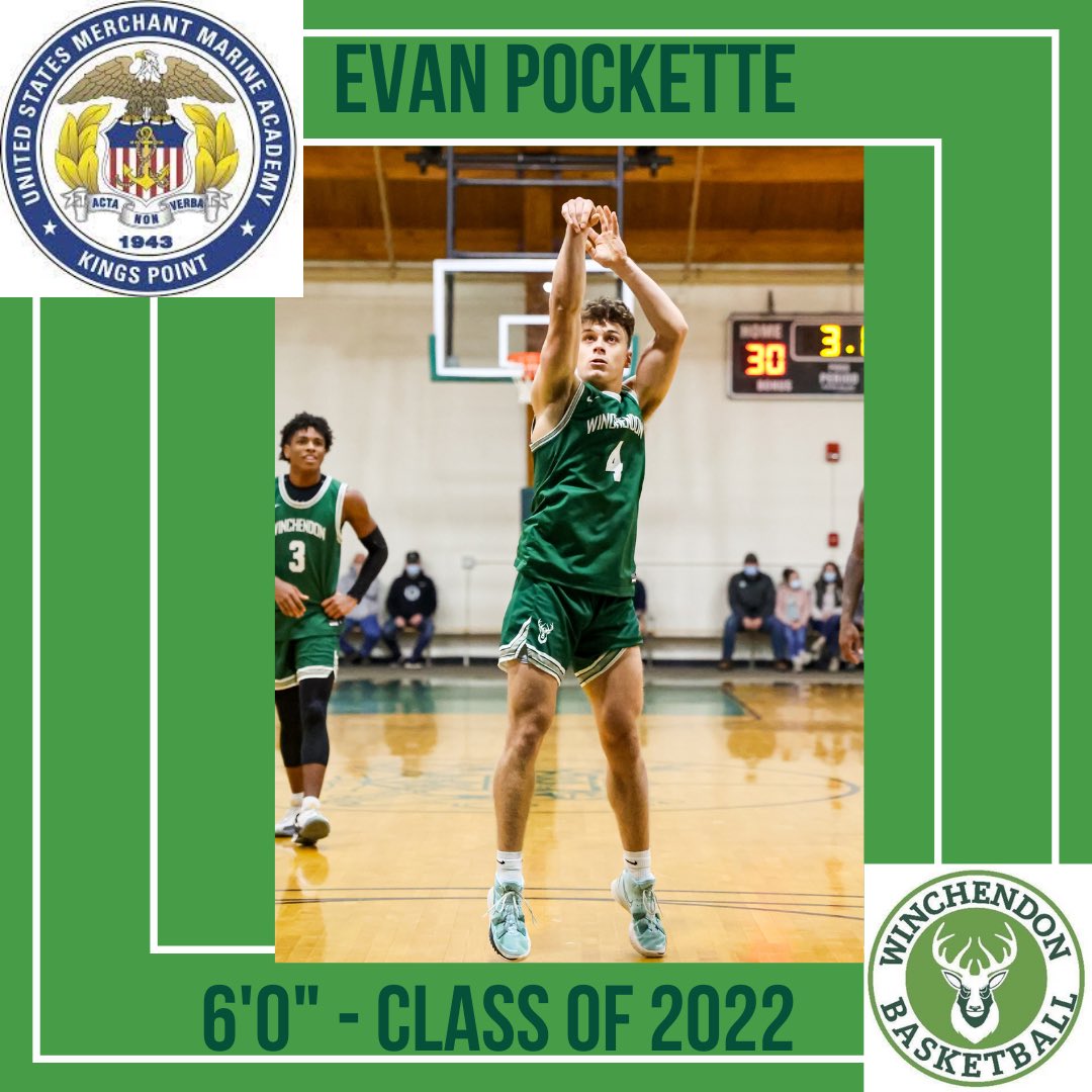 WinchHoops's tweet photo. @PocketteEvan will be continuing his basketball career at @usmma_mbb #Winchfamily https://t.co/uhgdDbaHJg