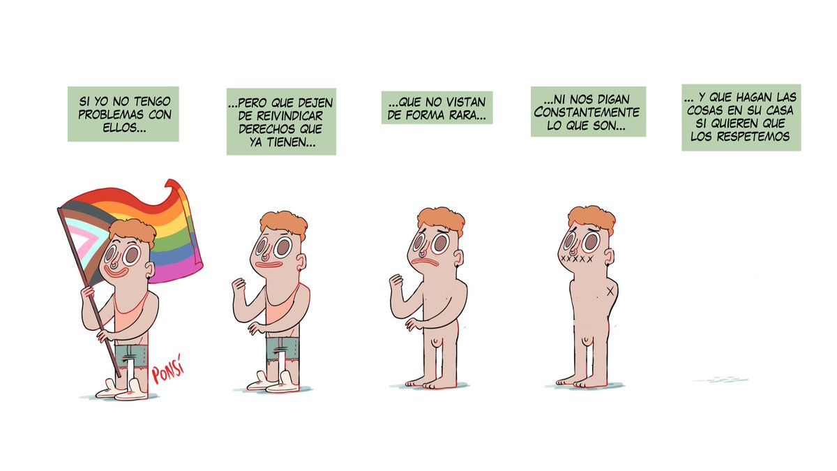 carlesponsi's tweet photo. Dicen los LGTBÍfobos que no tienen ningún problema con nosotres pero sí lo tienen, porque el problema son ellos 
#DiaContraLaLGTBIfobia https://t.co/qxHMnvM8EV