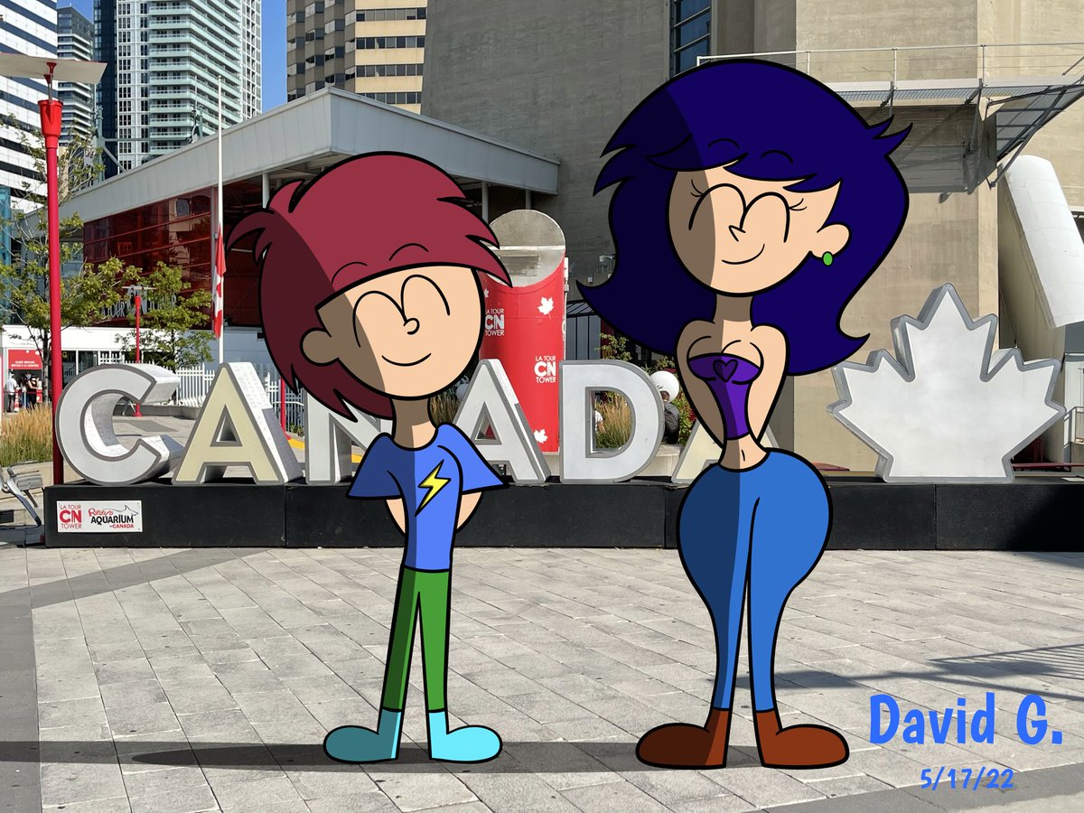 SparkCartoons's tweet photo. Simon and Jacklyn near the Canada sign near the CN Tower.
#SimonAndPals #TorontoTrip #ToonsInRealLife #Canada #Cartoon #AspiringCartoonist #BlueLightningDoodles #BlueLightningEntertainment #BlueLightningCartoons #BlueLightningAnimationStudios https://t.co/XEm5h6FFdP