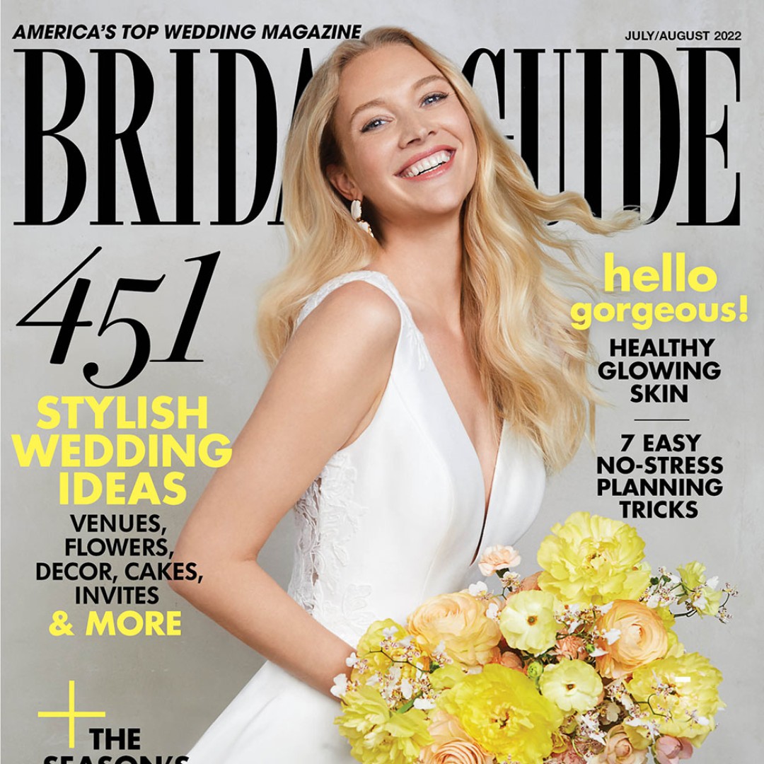 bridalguidemag's tweet photo. Our July/August issue hits newsstands today! Get a sneak peek at what's inside: https://t.co/wSQBz5MvED https://t.co/ikkUlb2At0