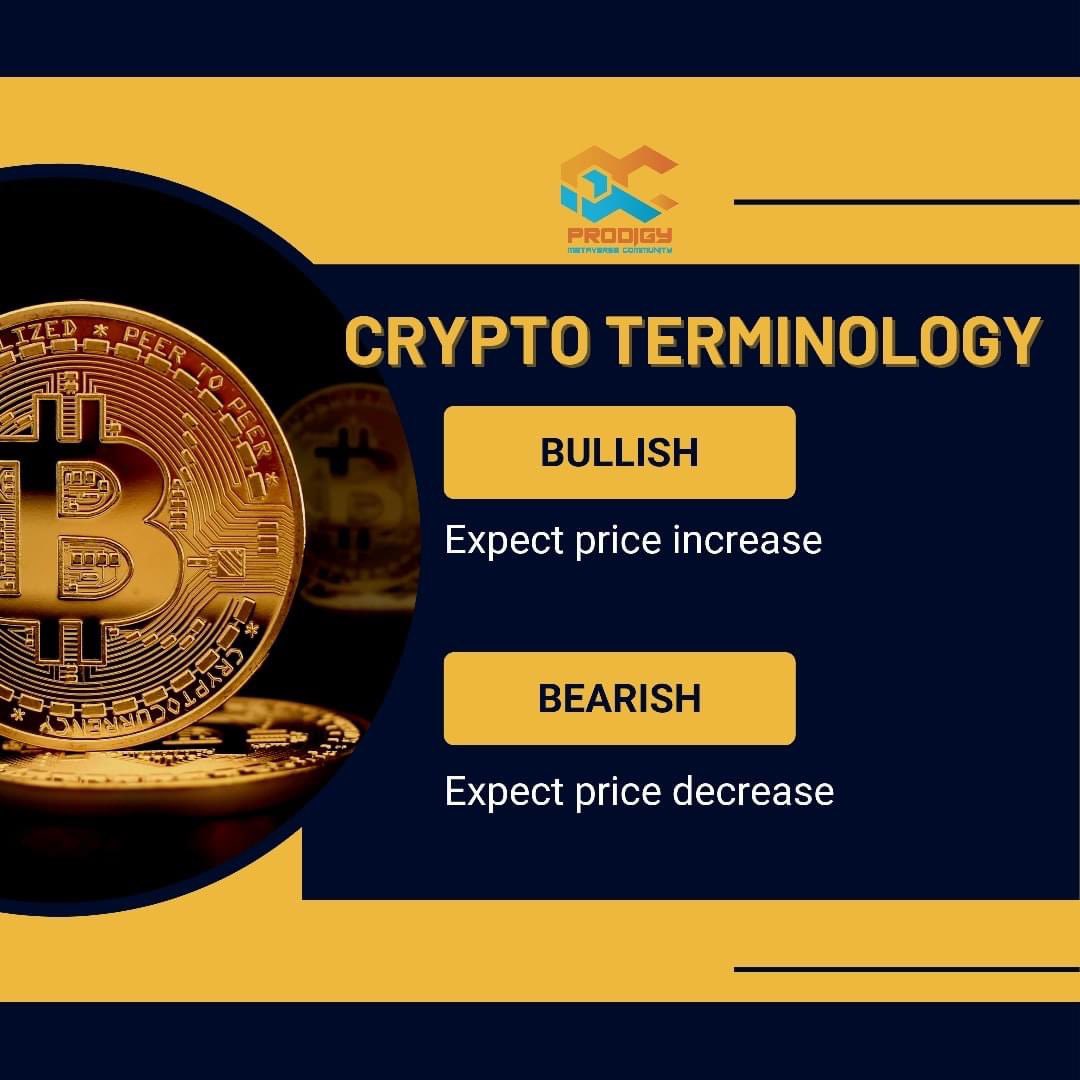 ProdigyMeta's tweet photo. Crypto Terminology: Bullish and Bearish

Learning crypto is not that hard! Know more about cryptocurrency terminologies during your investment journey! 

Follow our social media channels for more cryptocurrency guides.

Join our discord community!
https://t.co/VWsGv9ixsg https://t.co/g9dz1CPW5F