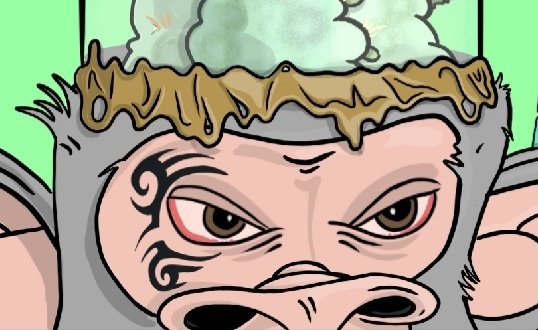 The more I admire my @BrainStoners face details the more I see the man <a href="/MikeTyson/">Mike Tyson</a> himself. Just fierce. #SolanaNFT 

🤘🧠 $rsn