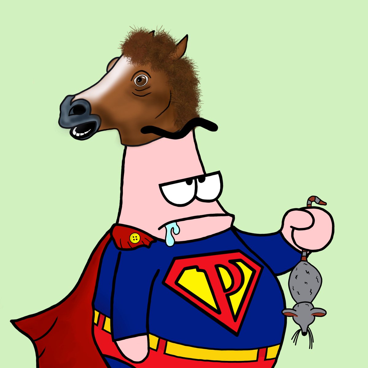 Patrick_NFTs's tweet photo. SUPER PATRICK WITH HORSE HEAD

PATR!CK #31 has been listed on OpenSea. Check it out. Link in bio.

https://t.co/LlDSbBzuUg

#nfts #nft #nftart #nftcommunity #nftcollector #nftartist #crypto #digitalart #cryptoart #art #ethereum #opensea #nftcollectors #blockchain #cryptocurrency https://t.co/UoalWNLvjO