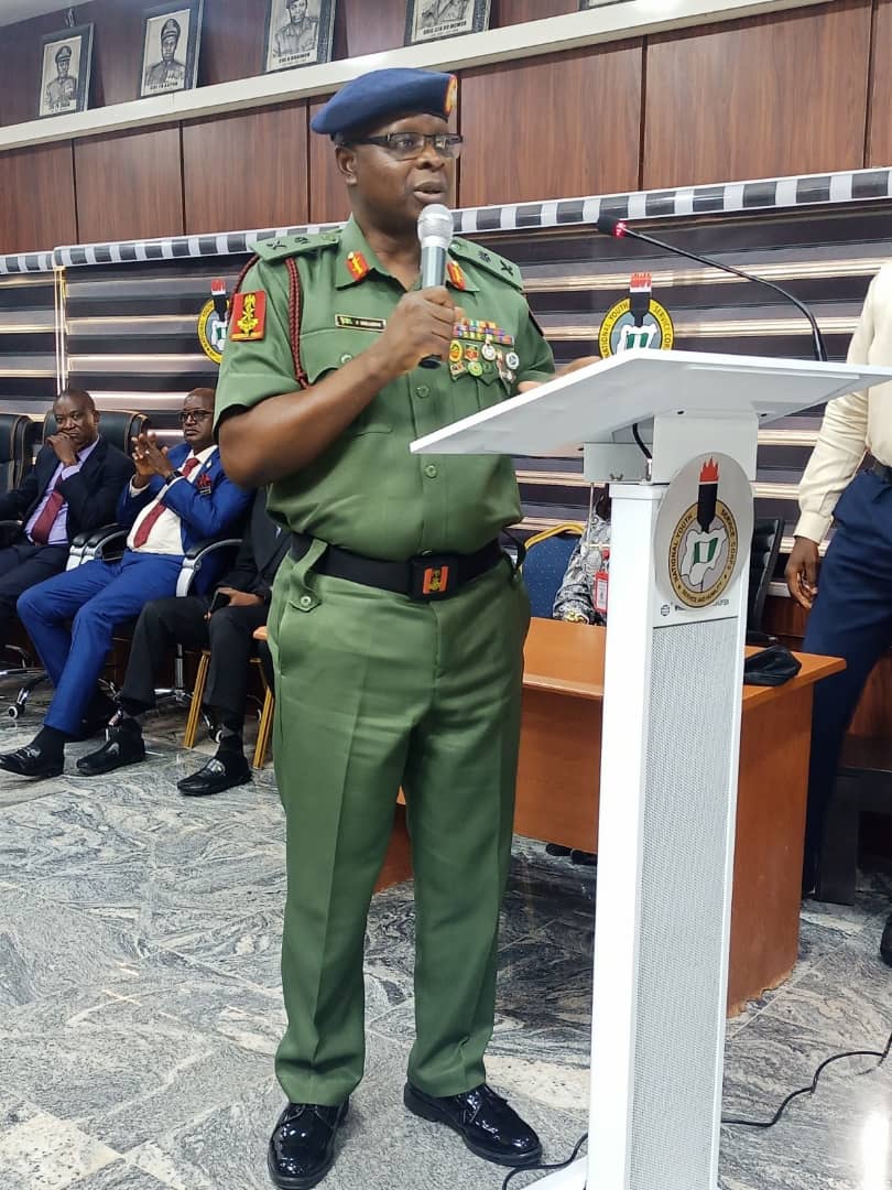 officialnyscng's tweet photo. Major General Shuaibu Ibrahim Holds Valedictory Session, Hails NYSC Staff On Loyalty, Support for Successful Tenure https://t.co/ENXHVOh8Mt https://t.co/XB50Ubx9xM