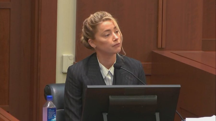Amber Heard finishes testimony in defamation case after challenged by Depp's team | WJLA
