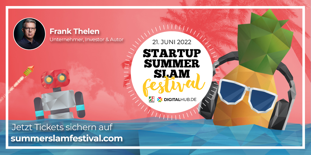 digitalhub_de's tweet photo. #SSSF22
Wir freuen uns sehr, @frank_thelen als Speaker auf dem STARTUP SUMMER SLAM Festival am 21. Juni 2022 begrüßen zu dürfen!🚀⠀
⠀⠀⠀⠀⠀⠀⠀⠀⠀⠀⠀⠀⠀⠀
📌Wann? 21. Juni 2022, ab 15 Uhr
📌Wo? Rheinwerkallee 6, 53227 Bonn

👉Weitere Details: https://t.co/EtNLkn5HBD https://t.co/KBfUueUVjX