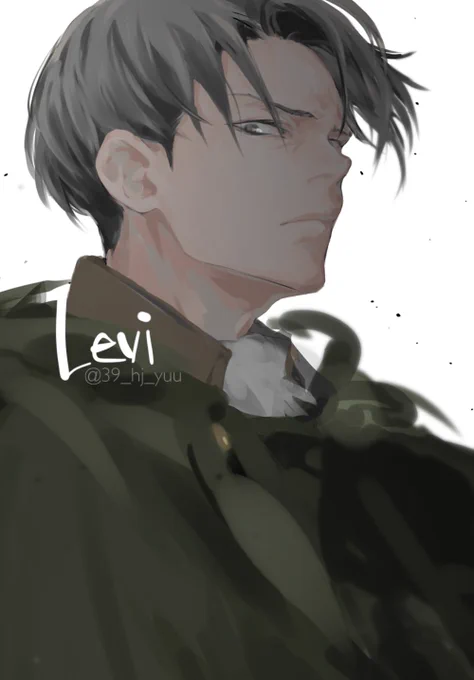 見てくださった方もいるかもですが一番最初に描いた兵長(別垢で上げてたやつです)絵描くのなんか辛いなと思ってた時に久々にわくわくしながら描いたから思い入れがある へいちょはつよい 