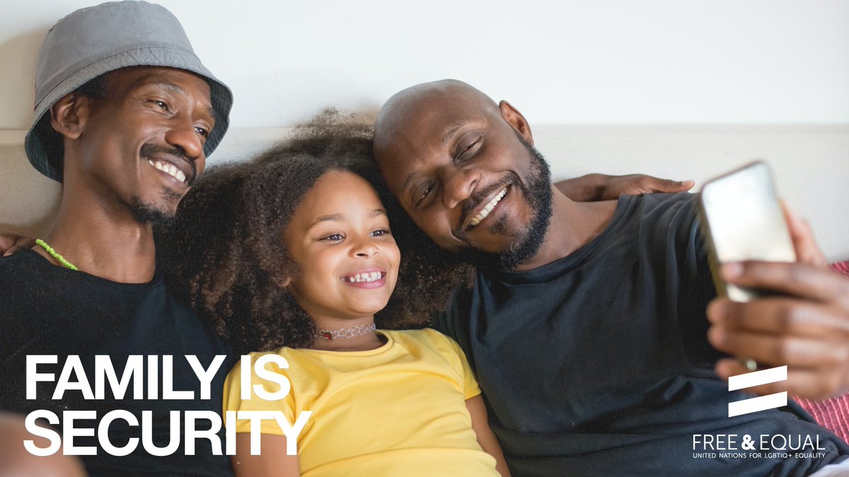 UNHumanRights's tweet photo. Too many #LGBTIQ+ people are rejected by their loved ones. Let's celebrate families who support their family members no matter who they are or whom they love! #IDAHOBIT #pride #lovemakesafamily @free_equal https://t.co/iKy6e6vo65