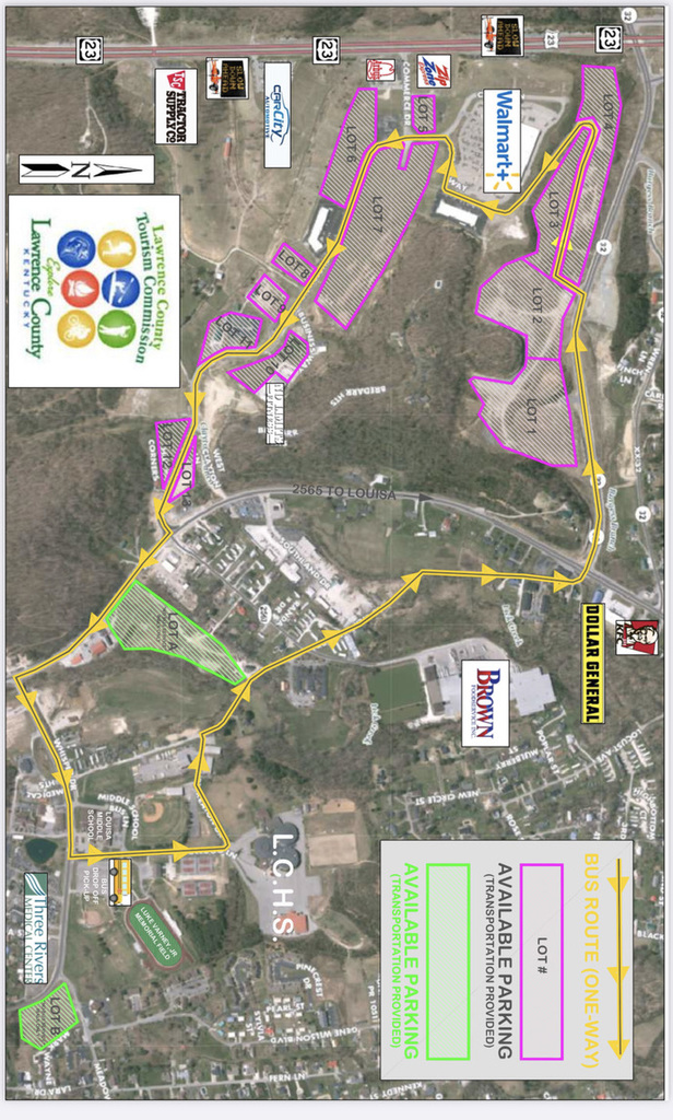 LawrenceCoSch's tweet image. Noah Thompson Homecoming Event:

Parade:  7PM in Louisa
Concert:  8:30 PM at LCHS Football Field

There is NO COST to attend.  It is a FREE Event

Parking Info (SEE BELOW)

Shuttle services supplied by LC Schools.

#TeamNoah
#AllinLC