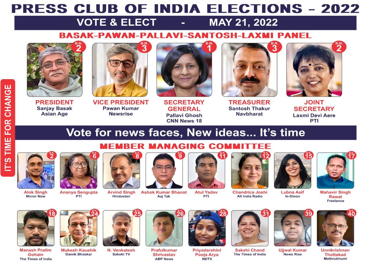 We need a Change.. vote for this panel.