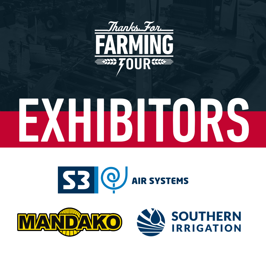 TFFTour's tweet photo. Join us in @City_SC  July 12-13 to check out some of the latest products from  @SouthernIrrigation, @Mandako &amp; @S3GroupLtd.
#TFFT22 #SwiftCurrent #Winkler #thankafarmer #thanksforfarming #givingback #Cdnfarming #farming #ranching #westerncanada https://t.co/fxpdXLHOem