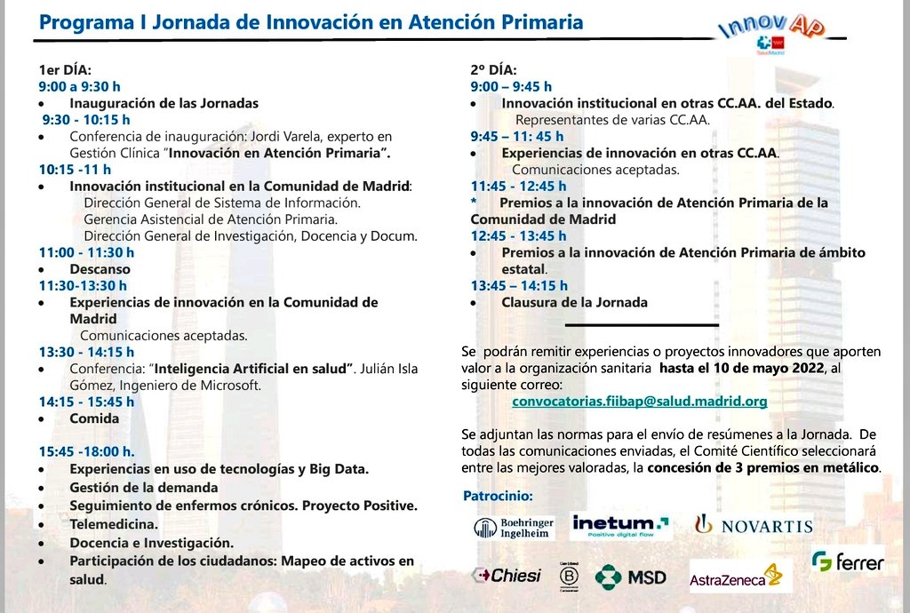 bielmercadal1's tweet photo. ✅️🎈Mañana presentaremos @Navetahealth en #InnovaAP #Madrid https://t.co/gUGLNGabUe