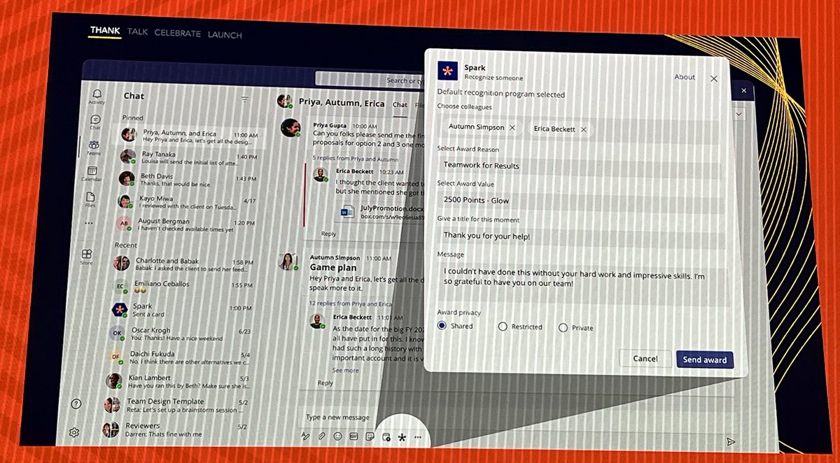 StaceyHarrisHR's tweet photo. Continue seeing a focus in events on integrating with @MicrosoftTeams - not surprised in #SIGReseaech it was the top application  #HR was using for internal communications #WHLive2022 #hrtech https://t.co/nm8j2OTyuT