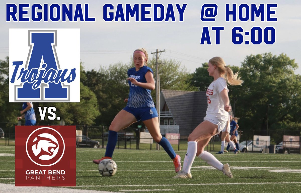 ladytrojansoc's tweet photo. Come support as we take on our first regional game vs. Great Bend💙 #gotrojans https://t.co/fkb77fvYv5