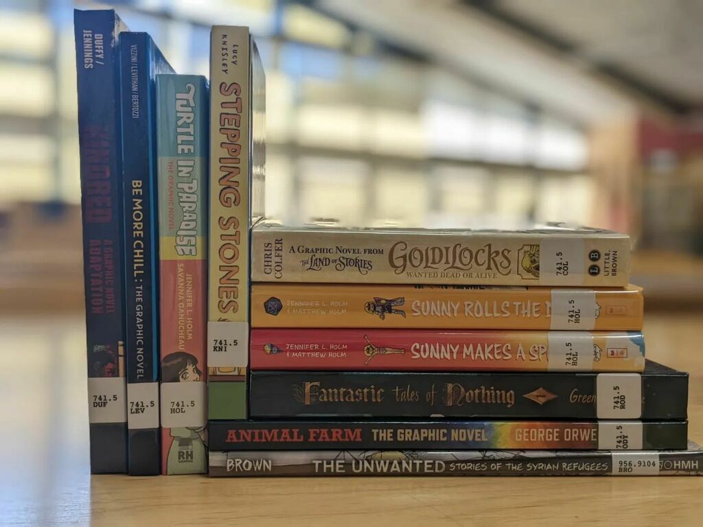 LibraryPoco's tweet image. A few more graphic novels never hurt anyone 😁 instagr.am/p/CdqQg3tOnJS/