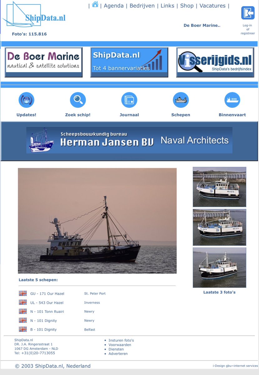 Trots op onze ‘nieuwe jas’ om de ShipData.nl overhaul-2022 compleet te maken.