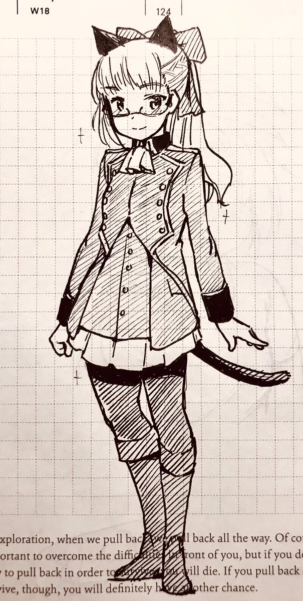 Here's a Perrine sketch~ 