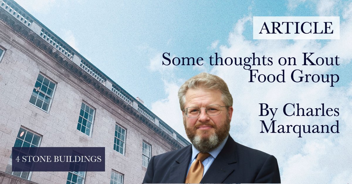 New Article: Some thoughts on Kout Food Group by Charles Marquand 

4stonebuildings.com/some-thoughts-…