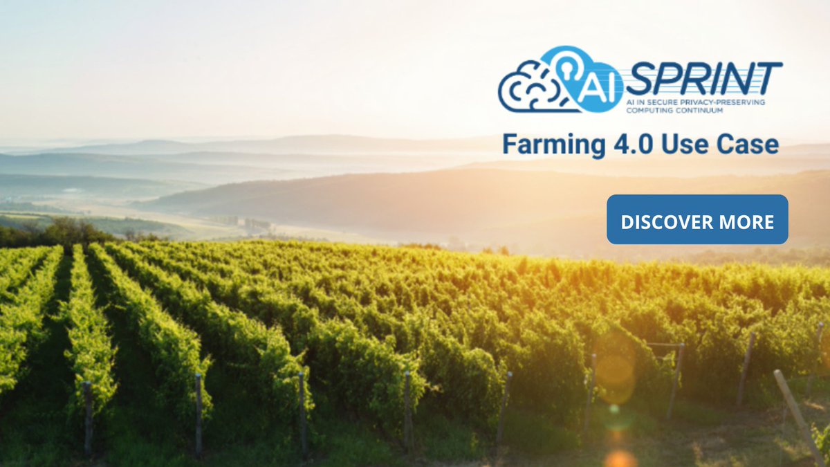 ai_sprint's tweet photo. Our use case focused on #Farming40 will lower pollution levels by at least 35% by reducing the number of chemical products used during agricultural processes, contributing also to #biodiversity preservation.
Discover how by visiting our website➡️ https://t.co/j0sQEqUITY https://t.co/yuTw8cuQat