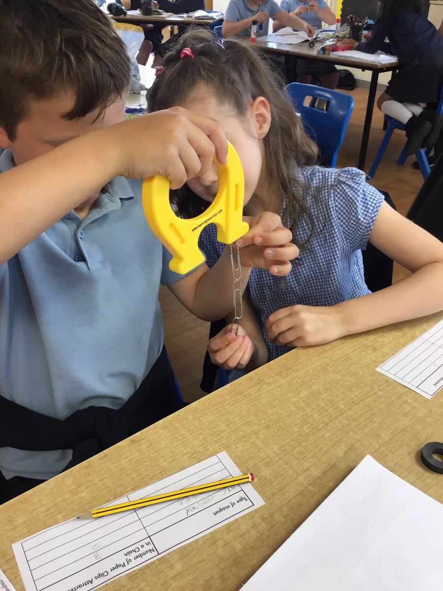 Marvellous magnets 🧲 We have been testing the strengths of types of magnets!