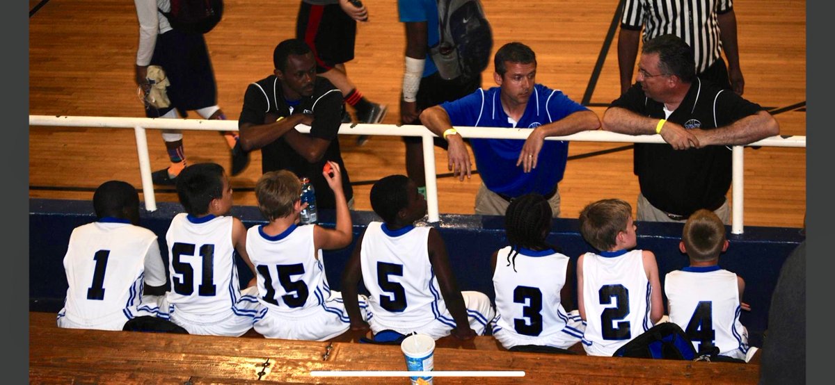 NMEBBALL's tweet photo. 10 years! Coach Erritt - instituted his faith-based skills class for his players known as "Beyond the Court."  Coach Monte has been impacting ives of young people as both a teacher, leader and great example of what being a father, husband and coach is all about.

HBD COACH MONTE! https://t.co/UhKZjiYgzi