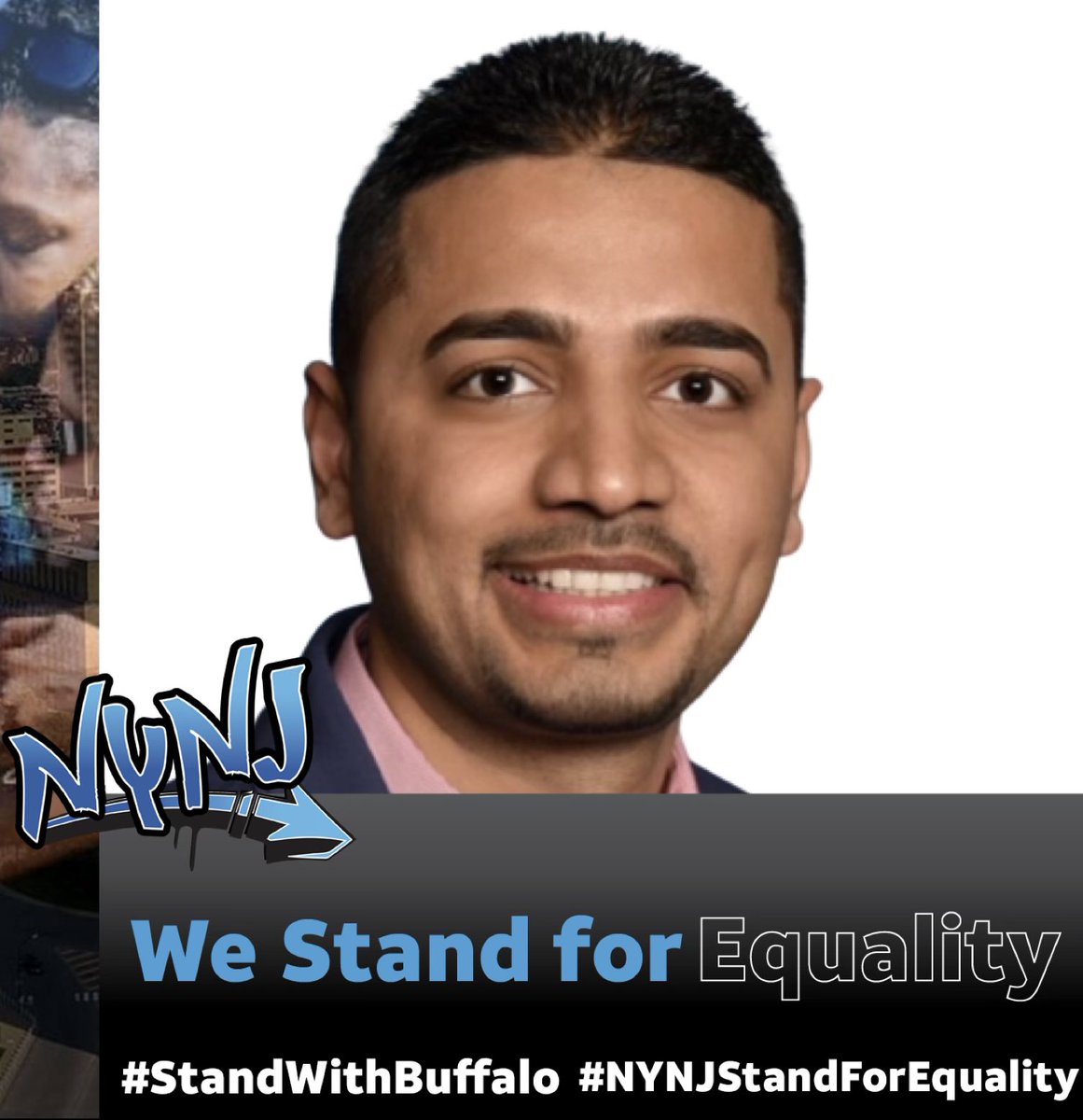 We Stand For Equality.  #StandWithBuffalo #NYNJStateOfMind <a href="/OneNYNJ/">OneNYNJ</a> #Relentless