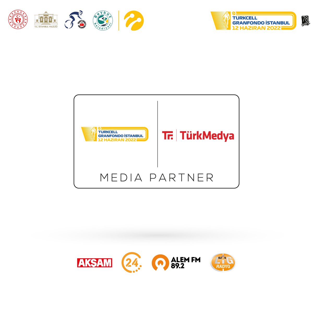 78event's tweet photo. Tüm organizasyonlarımızda, sesimizin daha uzaklara gitmesi ve Türk sporunun gelişmesi için canla başla bizlere destek veren Türkmedya ailesi yeniden bizimle. Şahane sürprizler ve dopdolu içeriklerle aramıza hoşgeldiniz. 

@turkmedyatr @yirmidorttv @alemfmcom @ligradyo @Turkcell https://t.co/GYB1W43uHZ