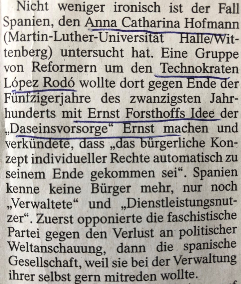 G_Platzdasch's tweet photo. Im Bericht @OliverBWebers auch Hinweis auf die Technokraten-Gruppe um Laureano López Rodó im Franco-Spanien https://t.co/16iDlSbKxf #forsthoff #daseinsvorsorge https://t.co/X1LEeIidsE