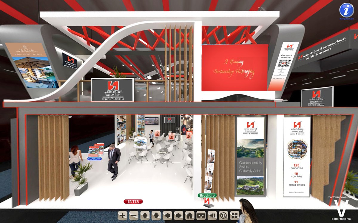 exhibitv3's tweet photo. Check out the virtual stand that we built for Swiss-Belhotel International for the virtual ATM 2022 exhibition! - https://t.co/m8rJ3VkcUV

#travel #hotel #arabiantravelmarket2022 #exhibitions #exhibitions2022 #virtualexperiences #virtualexhibition #swissbelhotel #vr #interactive https://t.co/h571XKdXI2