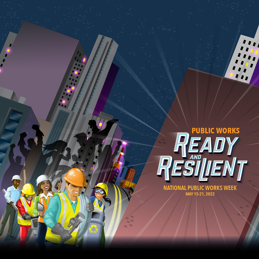 In celebration of National Public Works Week, the Public Works Department will be closed on today from 11am-1:30pm for a department wide function. #NPWW