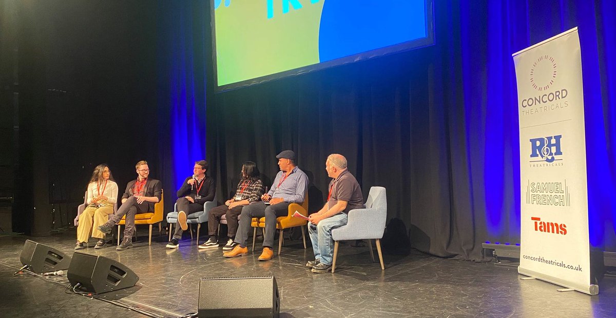 Francesca Forristal (@forristalwrites) on Twitter photo Had a BRILL time panelling with <a href="/NeilMarcus/">Neil</a> <a href="/TimSuttonMusic/">Tim Sutton</a> <a href="/deejwalde/">D.J. Walde</a> <a href="/jordanclarkemus/">Jordan Paul Clarke</a> & Stephen Pidcock, discussing #musicaltheatre and Real Lives at the <a href="/MTheatreNetwork/">Musical Theatre Network</a>. Sponsored by <a href="/ConcordUKShows/">Concord Theatricals UK</a> @TRWMusicalsUK 😍🥰 Had a BRILL time panelling with <a href="/NeilMarcus/">Neil</a> <a href="/TimSuttonMusic/">Tim Sutton</a> <a href="/deejwalde/">D.J. Walde</a> <a href="/jordanclarkemus/">Jordan Paul Clarke</a> & Stephen Pidcock, discussing #musicaltheatre and Real Lives at the <a href="/MTheatreNetwork/">Musical Theatre Network</a>. Sponsored by <a href="/ConcordUKShows/">Concord Theatricals UK</a> @TRWMusicalsUK 😍🥰