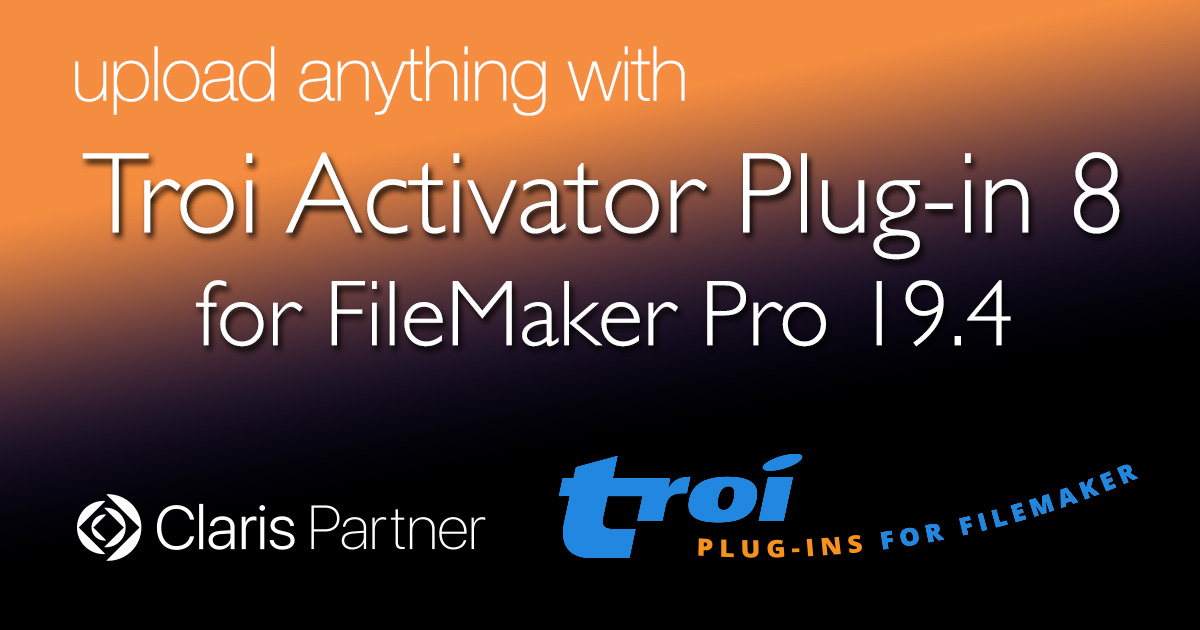 Troi Plug-ins for FileMaker tweet media
