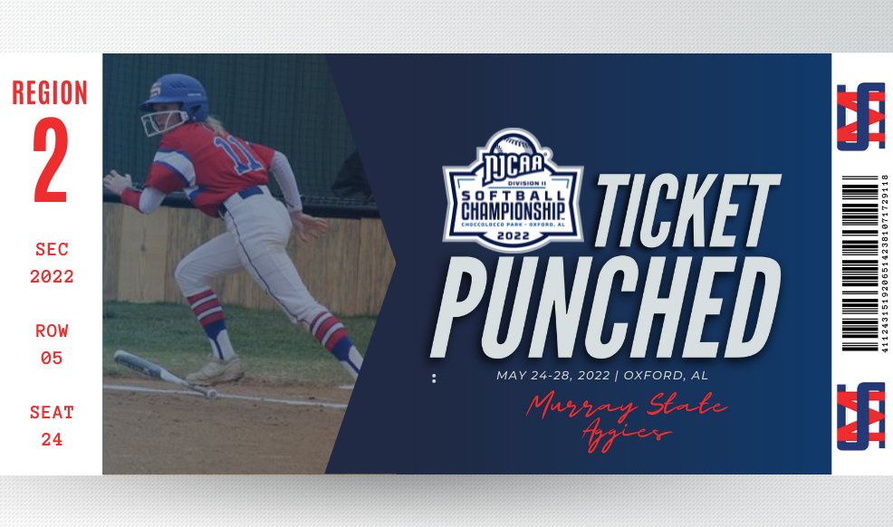 Ticket Punched 🎟️👊

Murray State walked away as Plains A District Champions and will compete in the 2022 #NJCAASoftball DII Championship!

njcaa.org/sports/sball/2…