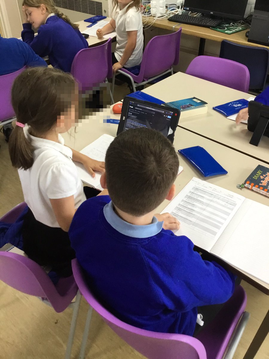 LeysFarm's tweet photo. Class 4W are enjoying using search engines this afternoon. Useful activity to help them remember to include specific search queries to find the information they need. #LFJSComputing @purpleMash https://t.co/sZq9jsJFRI