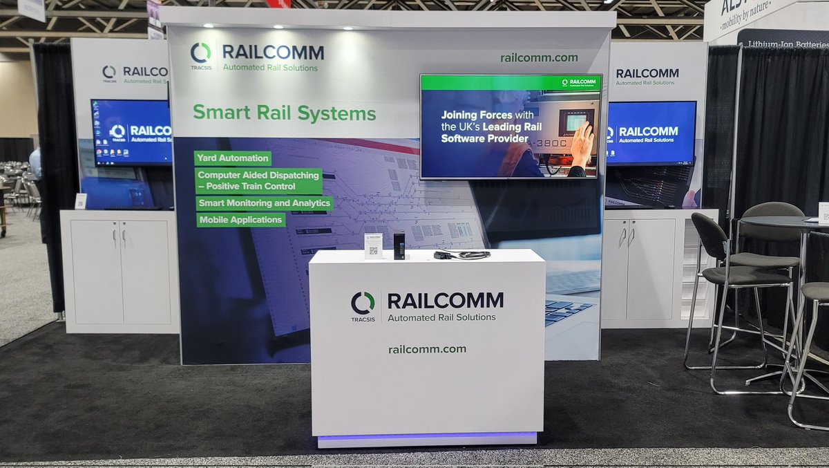TracsisUs's tweet image. We are ready to get started at #RSSI in Kansas City. Stop by booth 1317 to see the latest @RailComm solutions &amp;amp; meet our new @Tracsis family members. #RailComm #Tracsis #Rail #Dispatch #PTC #Railroad @AREMArail #RemoteConditionMonitoring #YardAutomation #AREMA #RSSI2022