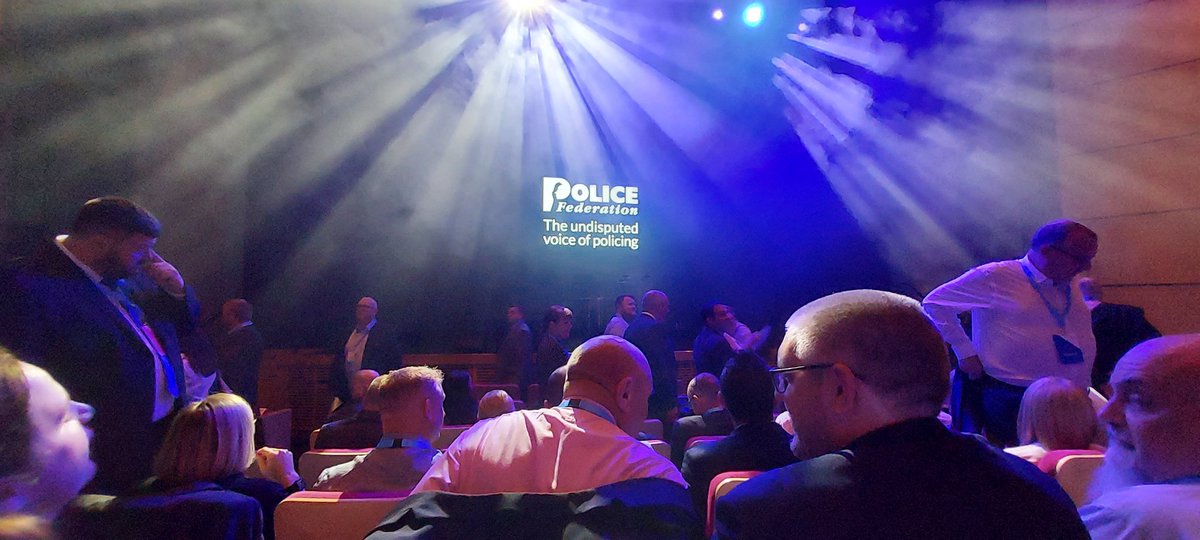 bluelightgame's tweet photo. @PFEW_HQ - Some of our members are at the national federation conference in Manchester... #FightingForFairness https://t.co/oZBfRu2gF3