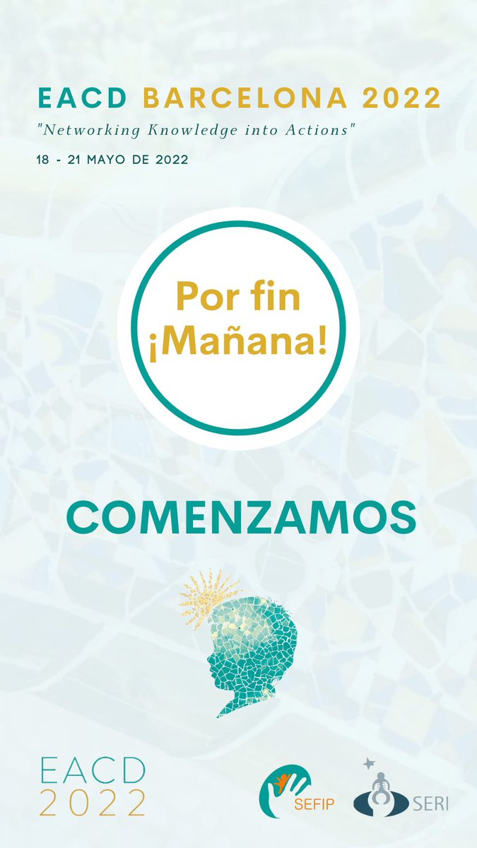 sefip_org's tweet photo. Mañana empieza!!! Que nervios y que ganas. https://t.co/F4bUgepUzU