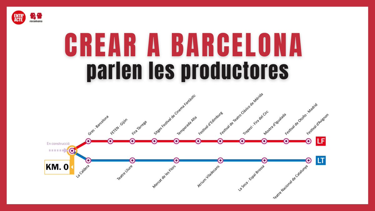 Teatralnet (@teatralnet) on Twitter photo Davant la manca de públic als teatres <a href="/Recomana_/">Recomana.cat</a> i <a href="/Entreacte_/">Entreacte</a> han organitzat un debat per parlar del tema.
Avui, 19:00h.
Sala La Muriel (C/ Verntallat, 30 de BCN)
En directe (o diferit a partir d'avui) al YouTube de <a href="/Recomana_/">Recomana.cat</a>
youtu.be/T-wR2Wn_y1Y Davant la manca de públic als teatres <a href="/Recomana_/">Recomana.cat</a> i <a href="/Entreacte_/">Entreacte</a> han organitzat un debat per parlar del tema.
Avui, 19:00h.
Sala La Muriel (C/ Verntallat, 30 de BCN)
En directe (o diferit a partir d'avui) al YouTube de <a href="/Recomana_/">Recomana.cat</a>
youtu.be/T-wR2Wn_y1Y