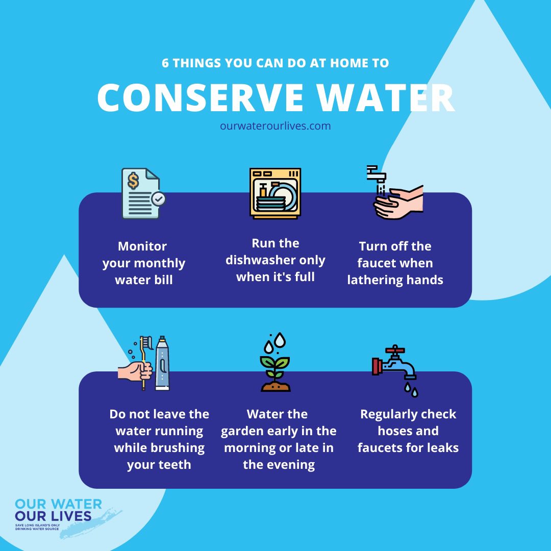 LICAP_'s tweet image. Here's some helpful tips you can use at home to conserve water! #ourwaterourlives #waterconservation #watertips