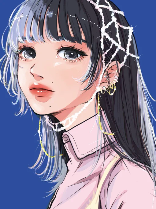 瑠璃色ver.
#illust #illustration #イラスト 