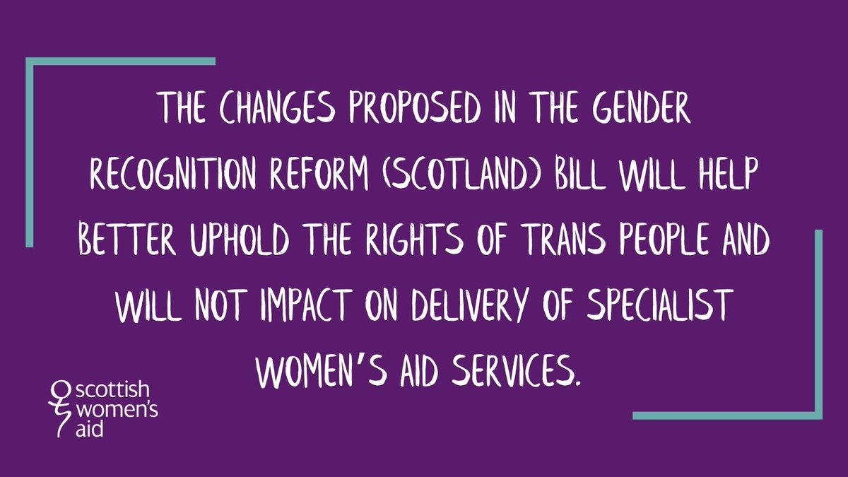 We have submitted a consultation response to the Scottish Government reiterating our support for the principles of the Gender Recognition Reform (Scotland) Bill.

Read the full response here: womensaid.scot/wp-content/upl…