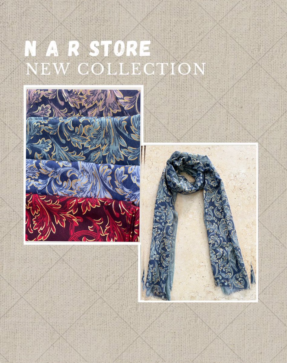 NAR_store12's tweet photo. Scarf🔥..
Price 2500..✨
For order👉🏼 DM 🥰..
Delivery 🛵 available 😍 https://t.co/NfH7oDEb3Y