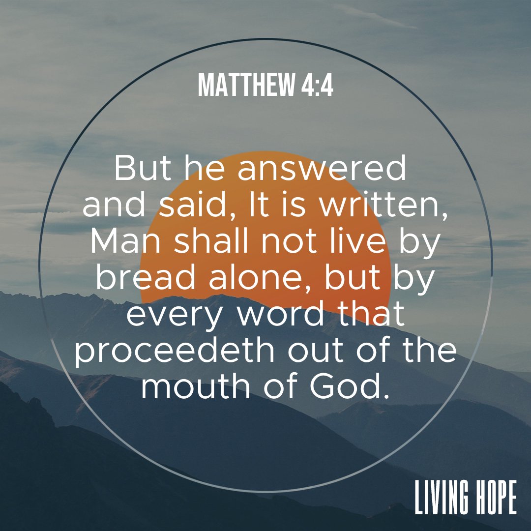 coastlinebc's tweet photo. "God’s Word is food to nourish us."

#coastlinebaptistchurch #alivinghope #stephenchappell #Bible #dailyverse #scripture #Matthew4v4 https://t.co/RL3cIMG6EC