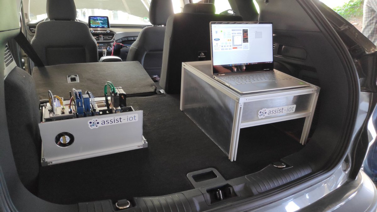 AssistIot's tweet image. #LearnaboutASSISTIoT During the ASSIST-IoT face-to-face meeting, a first demo of the Pilot 3 A using the Ford Kuga was presented to the partners. 
#ASSISTIoT #IoT #NGIoT #H2020 #research #demo #ford #automotive @NGIoT4eu