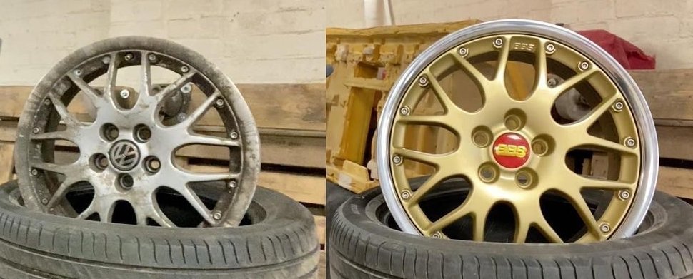 Look how good these before and after pictures are!

Dan Chambers uses gold paint, Subaru GK1. A lick of paint can go a long way!

#transformation #paint #autotmotive #aerosols
#goldpaint #mim