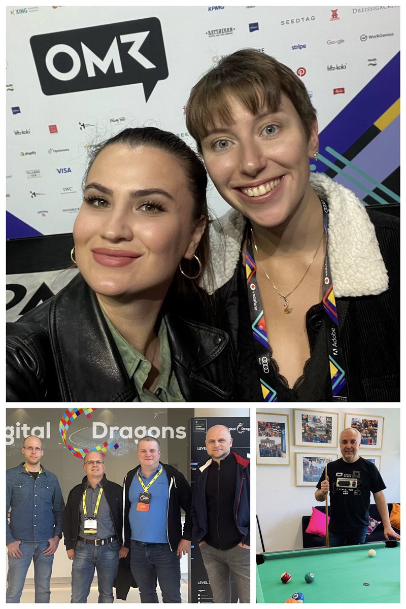 eugenbarteska's tweet photo. The girls are in Hamburg. The boys are in Cracow. Who wanna play with me @ b-interakive ? #binteraktive #diceclubs #Hamburg #omr22 #digitaldragons2022 https://t.co/aT21yJCcyK