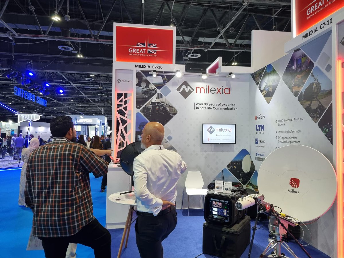 test Twitter Media - It's been a busy first day at @CABSATofficial demonstrating the @Holkirk Scorpion Lite, the TP150 and catching up with our customers and partners in the @TFSUK UK Pavilion. We are back here tomorrow, so do come and visit the team on stand C7-10.

#CABSAT2022 #Satcoms #Broadcast https://t.co/KZhMK68xWf
